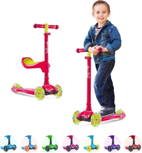 LaScoota Çocuklar için 2'si 1 Arada Ayarlanabilir Scooter - 10