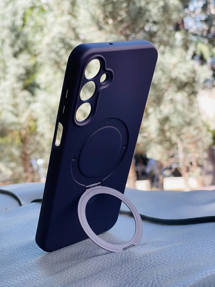 Zipax Samsung Galaxy A16 Kılıf MgSafe Özellikli Standlı Pastel Renkler Azn-Reggal - Resim 4