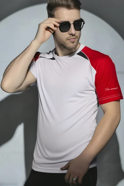 DO-SMAI Slim Fit Performans Fitness Antrenman Sporcu T-Shirt BYT163 ürün görseli