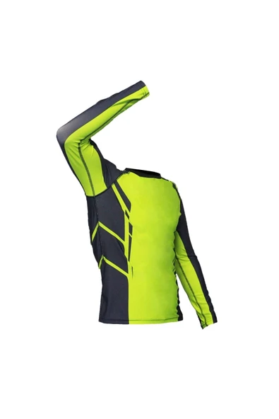 DO-SMAI Dijital Baskılı Uzun Kollu Long Sleeve Rashguard Spor Shirt Rg071 - 2