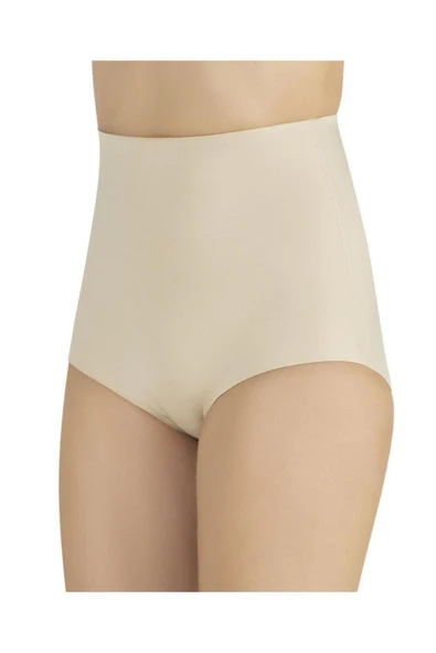 Lazer Kesim Yüksek Bel Slip Külot Korse 2030B - 1