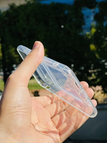 Zipax Apple iPhone 17 Pro Kılıf Şeffaf Kartlıklı Silikon Azn-SetraKart - Resim 4