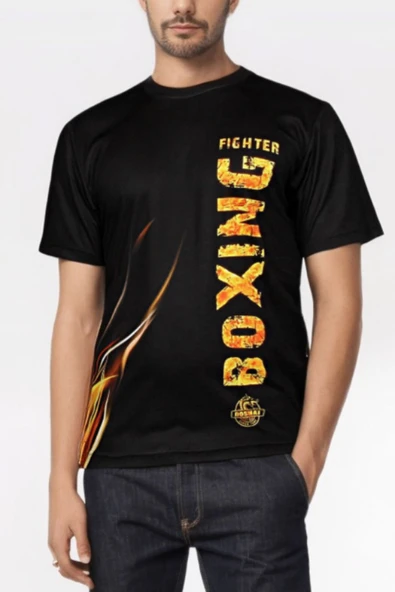 DO-SMAI Dijital Baskılı Fitness Boks Muay Thai Antrenman Tişörtü Spor T-shirt Bxt072 ürün görseli
