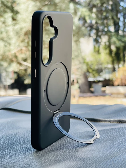 Zipax Samsung Galaxy A56 Kılıf MgSafe Özellikli Standlı Pastel Renkler Azn-Reggal - Resim 4