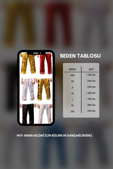 DO-SMAI Çift Renk Kick Boks Wushu Pantolonu PA171 - 4