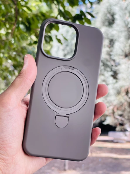 Zipax Apple iPhone 16 Pro Kılıf MgSafe Özellikli Standlı Pastel Renkler Azn-Reggal ürün görseli 1