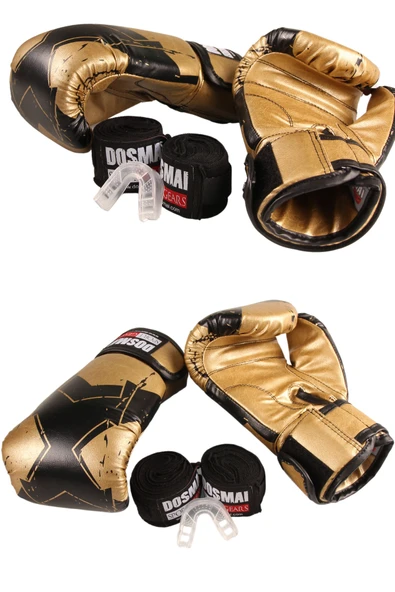 DO-SMAI Lykia Boks Eldiveni Boks Dişlik Boks Bandaj Seti - Resim 2