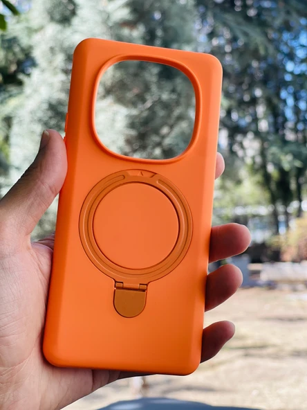 Zipax Xiaomi Redmi Note 14 Pro 5G Kılıf MgSafe Özellikli Standlı Pastel Renkler Azn-Reggal ürün görseli 1