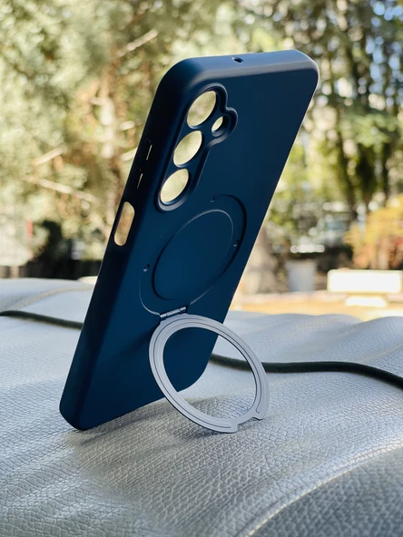 Zipax Samsung Galaxy A16 Kılıf MgSafe Özellikli Standlı Pastel Renkler Azn-Reggal - Resim 4