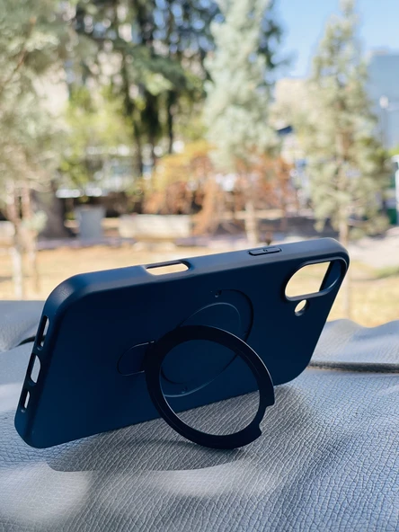 Zipax Apple iPhone 16 Plus Kılıf MgSafe Özellikli Standlı Pastel Renkler Azn-Reggal - Resim 3