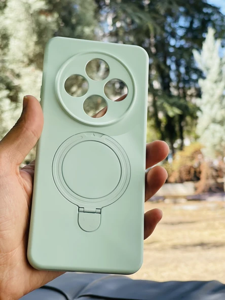 Zipax Xiaomi Redmi 14C Kılıf MgSafe Özellikli Standlı Pastel Renkler Azn-Reggal ürün görseli 1