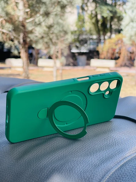 Zipax Samsung Galaxy A25 Kılıf MgSafe Özellikli Standlı Pastel Renkler Azn-Reggal - Resim 3