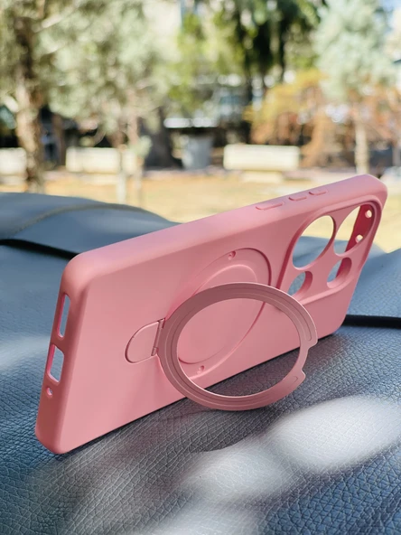 Zipax Xiaomi Redmi Note 13 Pro 4G Kılıf MgSafe Özellikli Standlı Pastel Renkler Azn-Reggal - Resim 3