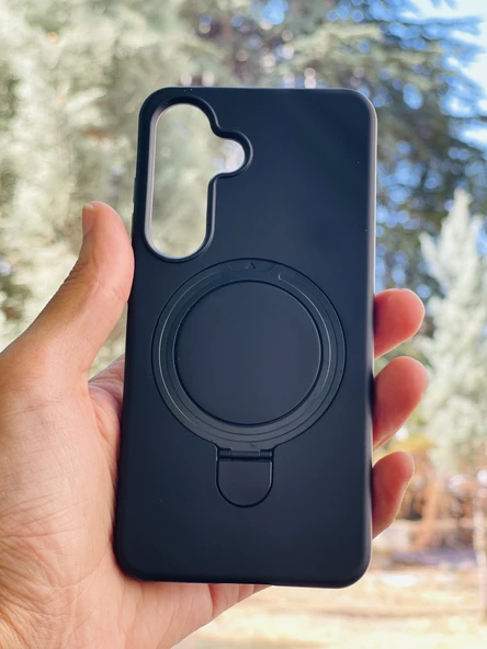 Zipax Samsung Galaxy A56 Kılıf MgSafe Özellikli Standlı Pastel Renkler Azn-Reggal ürün görseli 1