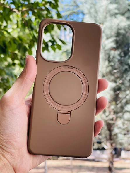 Zipax Xiaomi Redmi 13C Kılıf MgSafe Özellikli Standlı Pastel Renkler Azn-Reggal ürün görseli 1