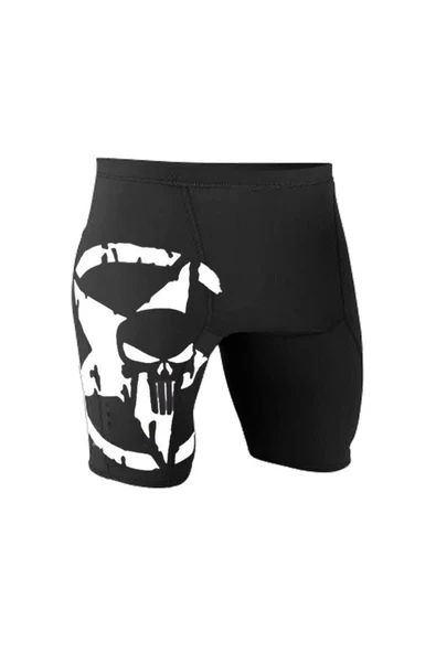 DO-SMAI Dijital Baskılı Punisher Tasarım Rashguard Şort Rgs320