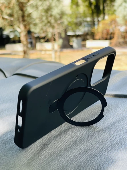 Zipax Xiaomi Redmi 13C Kılıf MgSafe Özellikli Standlı Pastel Renkler Azn-Reggal - Resim 3