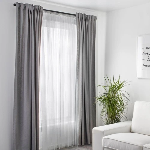 IKEA  Tül Perde/2 Kanat, Beyaz, 280X300 Cm, Lıll - 2