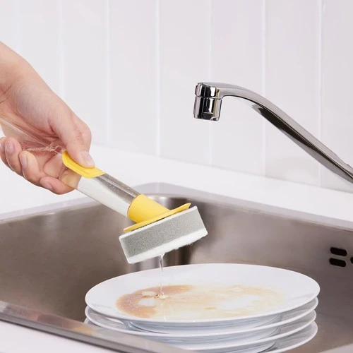 IKEA Deterjan Hazneli Sünger, Parlak Sarı, 2 Süngerli - 3