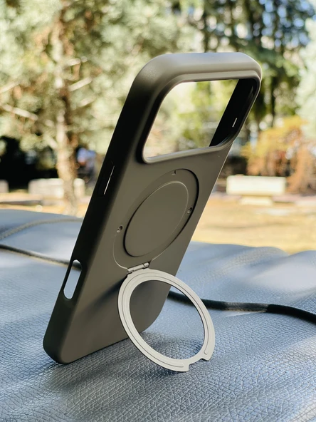 Zipax Apple iPhone 17 Pro Max Kılıf MgSafe Özellikli Standlı Pastel Renkler Azn-Reggal - Resim 4