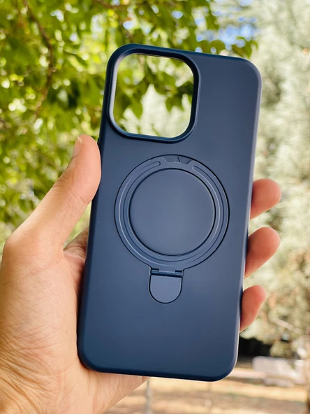 Zipax Apple iPhone 15 Plus Kılıf MgSafe Özellikli Standlı Pastel Renkler Azn-Reggal ürün görseli 1