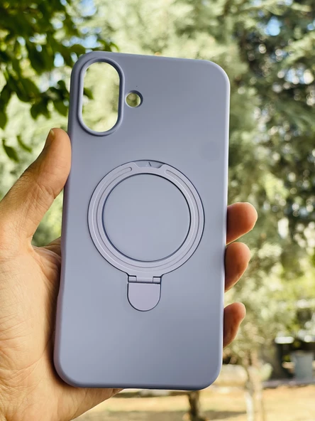 Zipax Apple iPhone 16 Plus Kılıf MgSafe Özellikli Standlı Pastel Renkler Azn-Reggal ürün görseli 1