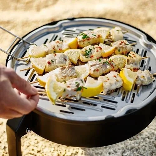IKEA Korpön Taşınabilir Kömürlü Barbekü, Mangal Siyah, 35 cm - 4
