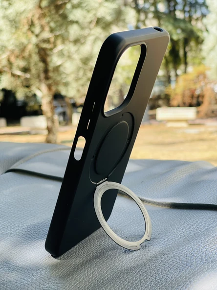 Zipax Xiaomi Redmi 13C Kılıf MgSafe Özellikli Standlı Pastel Renkler Azn-Reggal - Resim 4