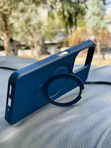 Zipax Xiaomi Redmi 13C Kılıf MgSafe Özellikli Standlı Pastel Renkler Azn-Reggal - Resim 3