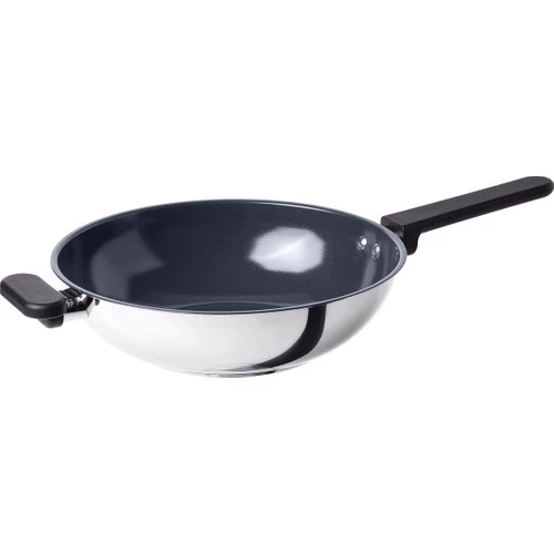 IKEA Wok Tava, Yapışmaz Kaplama-Paslanmaz Çelik, 28 cm - 1