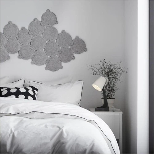 IKEA 34 x 48 Svallet Dekoratif Çalışma Lambası Plastik Kablosuz-Pilli E10 Gri - 4