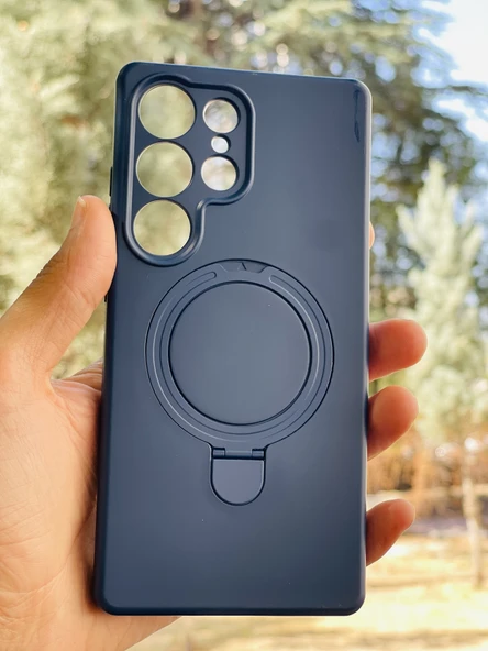 Zipax Samsung Galaxy S24 Ultra Kılıf MgSafe Özellikli Standlı Pastel Renkler Azn-Reggal ürün görseli 1