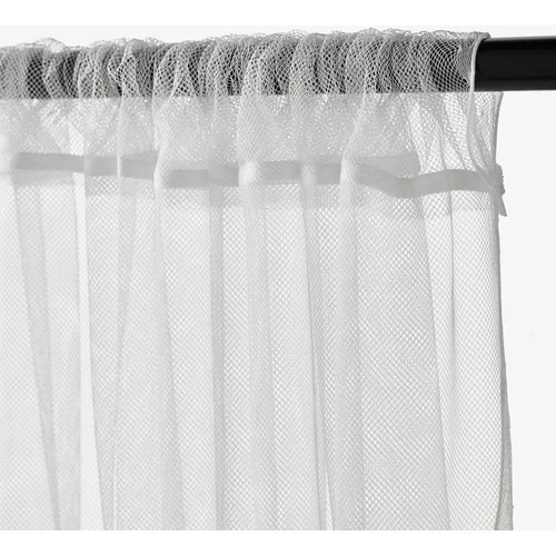 IKEA  Tül Perde/2 Kanat, Beyaz, 280X300 Cm, Lıll - 3