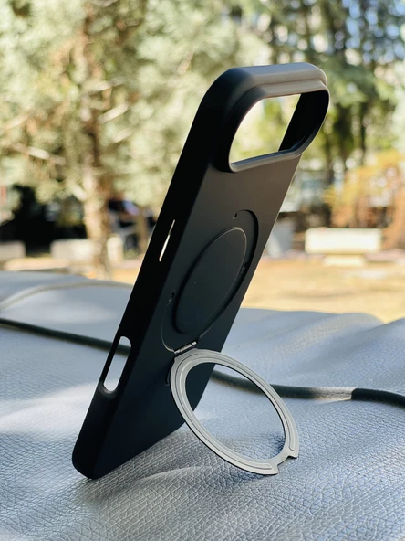 Zipax Apple iPhone 17 Air Kılıf MgSafe Özellikli Standlı Pastel Renkler Azn-Reggal - Resim 4