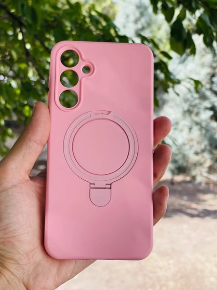 Zipax Samsung Galaxy A55 5G Kılıf MgSafe Özellikli Standlı Pastel Renkler Azn-Reggal ürün görseli 1