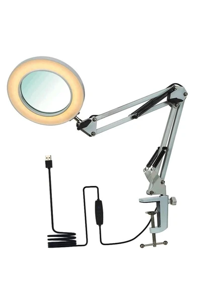 Upx 803l Akrobat Led Aydınlatmalı Dimmerli 5x Büyüteç - 3