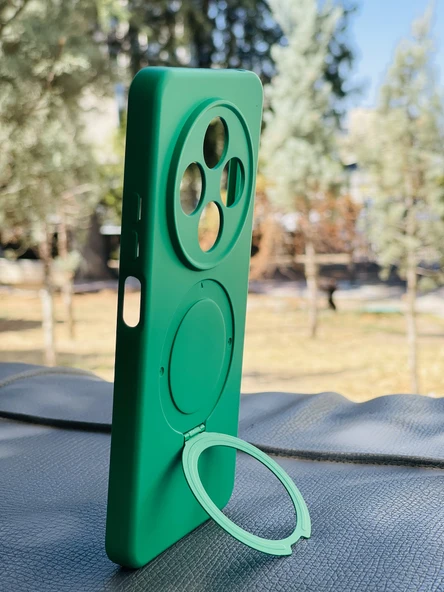 Zipax Xiaomi Redmi 14C Kılıf MgSafe Özellikli Standlı Pastel Renkler Azn-Reggal - Resim 4