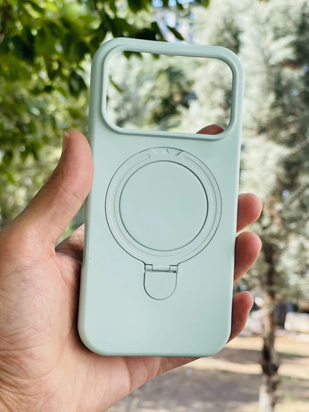 Zipax Apple iPhone 17 Pro Kılıf MgSafe Özellikli Standlı Pastel Renkler Azn-Reggal ürün görseli 1