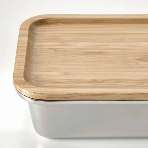 IKEA 365+ Saklama Kabı Kapağı Bambu Dikdörtgen - 4