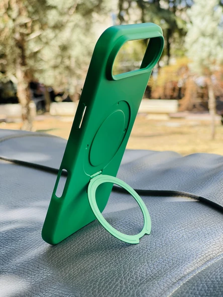 Zipax Apple iPhone 17 Air Kılıf MgSafe Özellikli Standlı Pastel Renkler Azn-Reggal - Resim 4