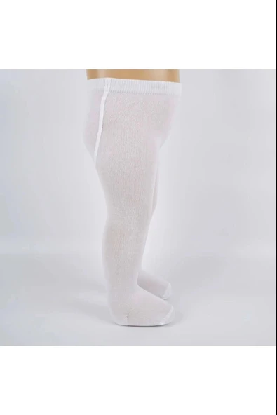 biçomi Bebek Pamuklu Külotlu Çorap Beyaz ürün görseli