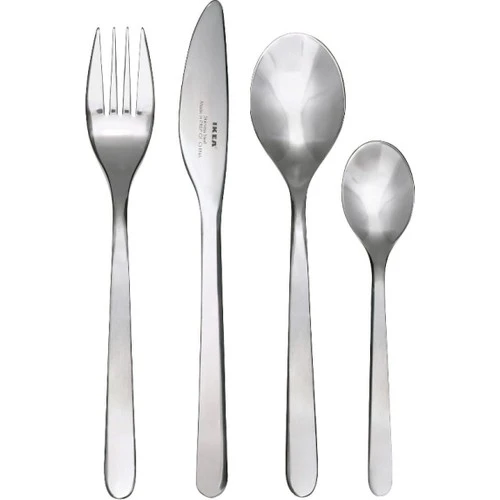 IKEA Förnuft 6 Kişilik Çatal Bıçak Takımı Paslanmaz Çelik - 3