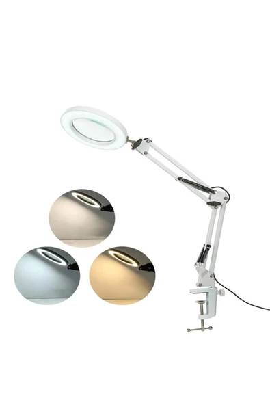 Upx 803l Akrobat Led Aydınlatmalı Dimmerli 5x Büyüteç - 4