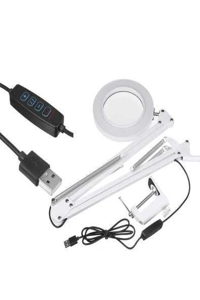 Upx 803l Akrobat Led Aydınlatmalı Dimmerli 5x Büyüteç - 7