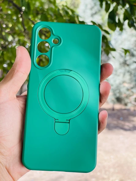 Zipax Samsung Galaxy A55 5G Kılıf MgSafe Özellikli Standlı Pastel Renkler Azn-Reggal ürün görseli 1