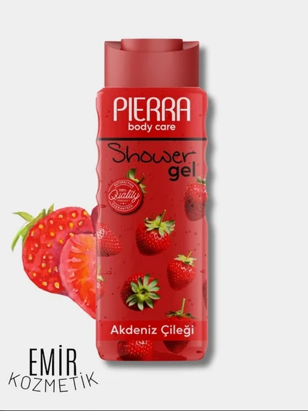 Pierra Duş Jeli Akdeniz Çileği 500 ml ürün görseli 1