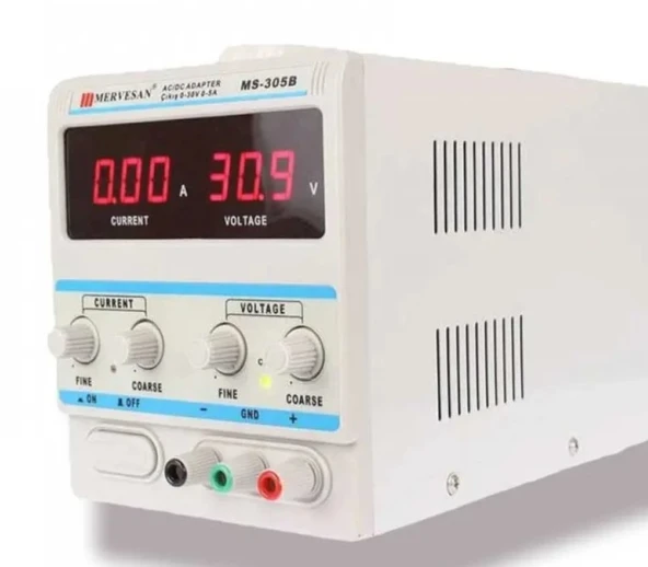 Mervesan MT-305B 0-30 Volt 5 Amper Ayarlı Güç Kaynağı - 1