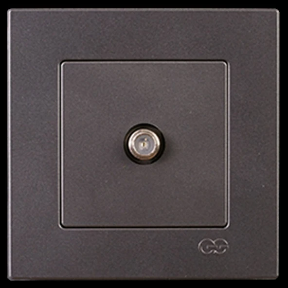 GÜNSAN EQONA M. FÜME TEKLİ UYDU PRİZ (F.KON.) (MKZ) ürün görseli 1