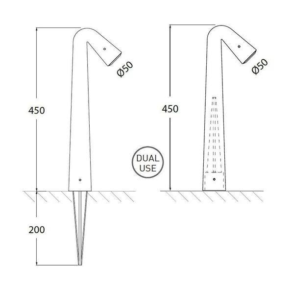 FUMAGALLI STEVEN BLACK FROSTED G9 LED 1,7W 4000K - Resim 4