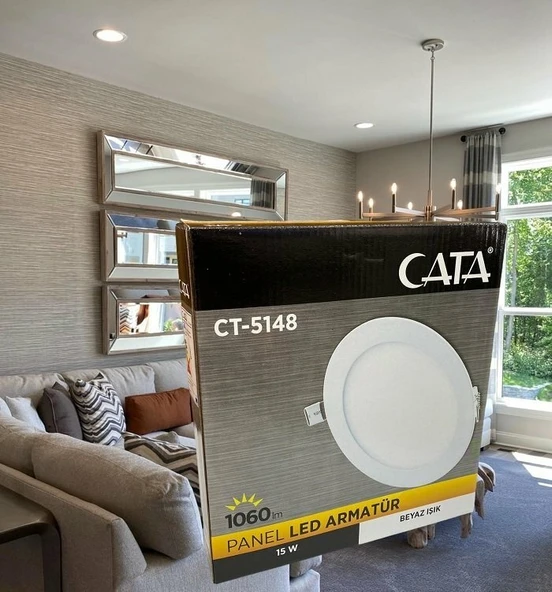 CATA 15W BEYAZ LED PANEL ARMATÜR ürün görseli